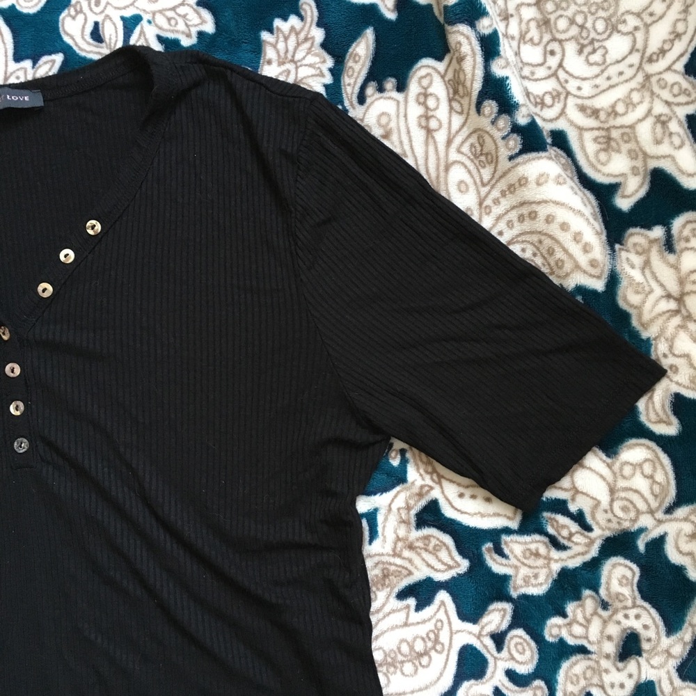 🌹West Coast Love Ribbed Tee - Picture 6 of 8